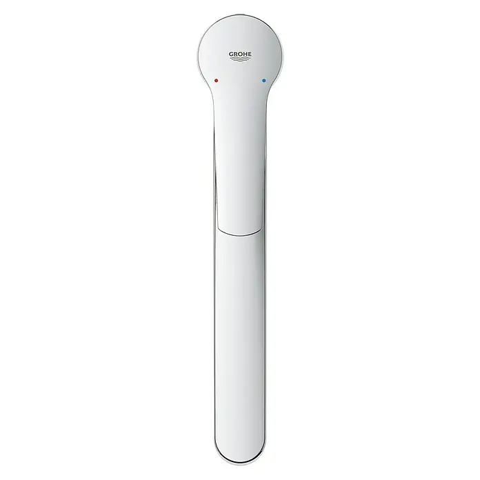 Grohe QuickFix Spültischarmatur Start - Ausladung Armatur: 227 mm, Chrom, Schwenkbereich: 140 ° - Grohe Eurocube Einhand-Waschtischbatterie in Chrom mit minimalistischem Design und intuitiver Bedienung für moderne Badezimmer.