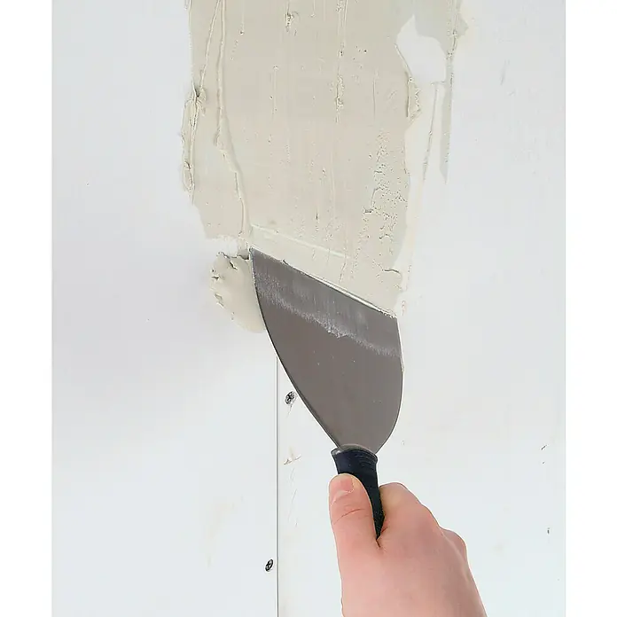 Wolfcraft Breitspachtel - Klingenbreite: 150 mm - Aufbringen von Spachtelmasse auf eine Wand mit einem Spachtel. Zum Reparieren oder Glätten von Oberflächen im Innenbereich.