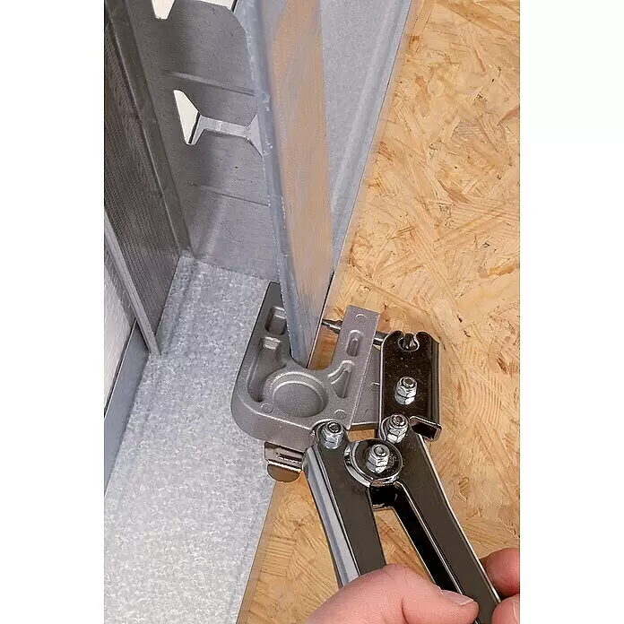Wolfcraft Profilverbundzange - Länge: 27 cm - Anwendungsbeispiel