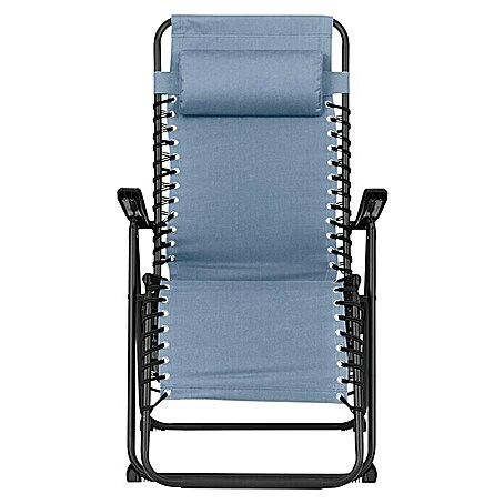 Garten-Liegestuhl (Ombre Blue, Rückenlehne verstellbar)
