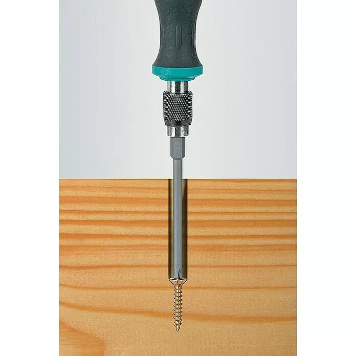 Wolfcraft Schraubendreherklinge Solid - PH 1, Länge: 89 mm - Anwendungsbeispiel