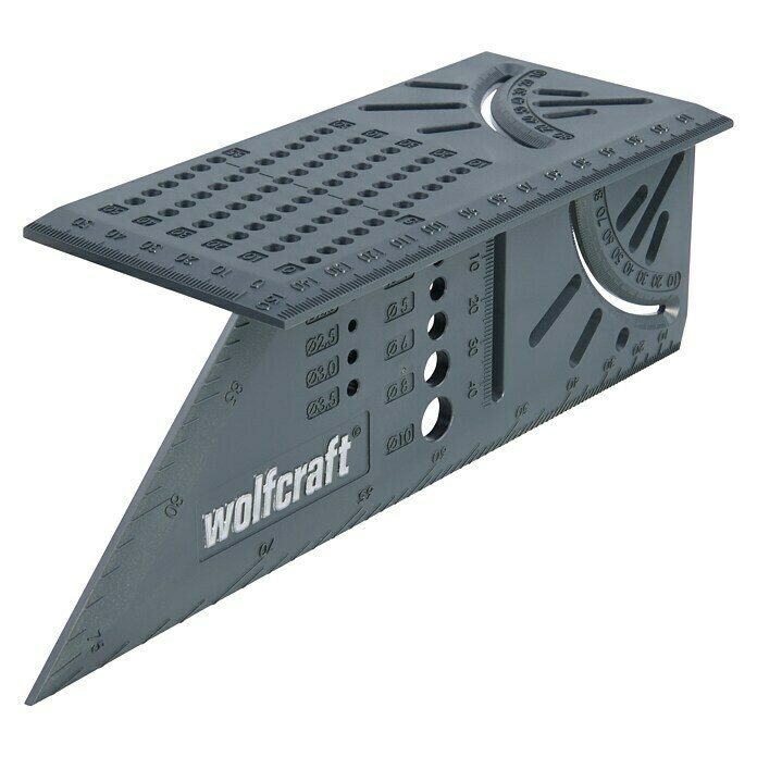 Wolfcraft GehrungswinkelWinkel: 0 ° - 90 °, Länge: 66 mm Diagonal View