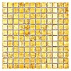 Mosaikfliese Quadrat Crystal Uni CM 4GO10 (30 x 30 cm, Gold, Glänzend)