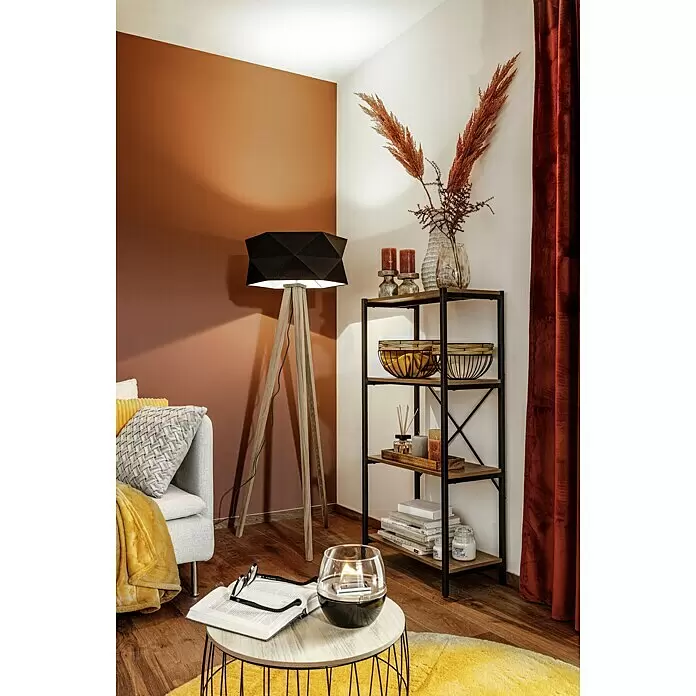 Schale Polyrattan - Ø x H: 25 x 16 cm, Schwarz - Stimmungsaufnahme
