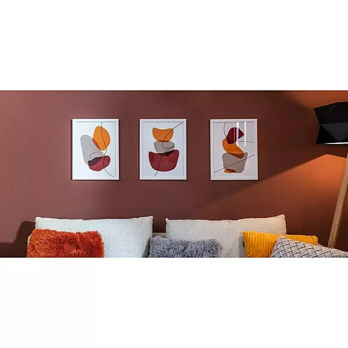 Bild - Abstrakt, B x H: 30 x 40 cm, 3 -tlg. - Stimmungsaufnahme