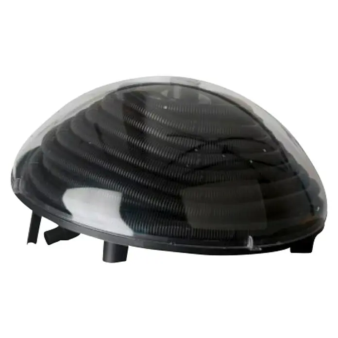 Gre Calentador Solar 90230 - L x An x Al: 57 x 57 x 25 cm, Polipropileno - Primer plano de un panel solar para calentar piscinas bajo una cúpula transparente, ideal para captar calor eficientemente.