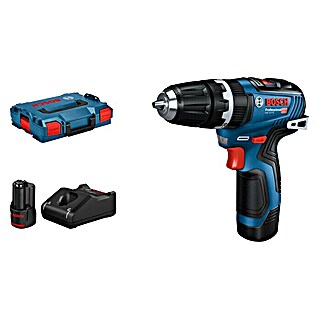 Bosch Professional Akku-Schlagbohrschrauber GSB12V-35 (12 V, 2 Akkus, 3 Ah)