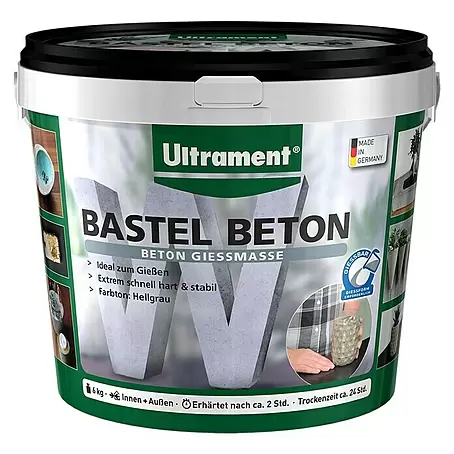 Ultrament  Beton-Gießmasse Bastel Beton