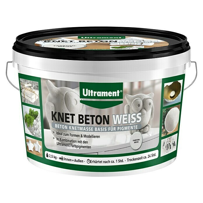 Ultrament Beton-Knetmasse Knet Beton Weiss (Weiss, 2,5 kg) | BAUHAUS