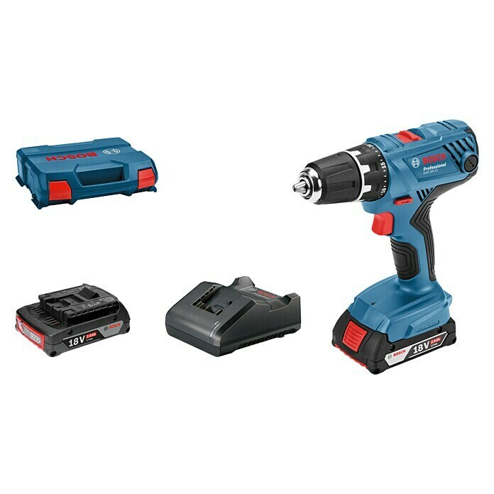 Bosch Professional AMPShare 18V Akku-Bohrschrauber GSR 18V-21 (18 V, 2 Akkus, 2 Ah) | BAUHAUS