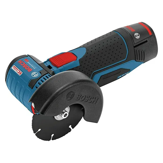 Bosch Professional Akku-Winkelschleifer GWS 12V-76 - 18 V, 2 Akkus, 2 Ah, Durchmesser Scheibe: 76 mm - Bild einer Bosch Akku-Winkelschleifer GWS 12V-76 Professional.