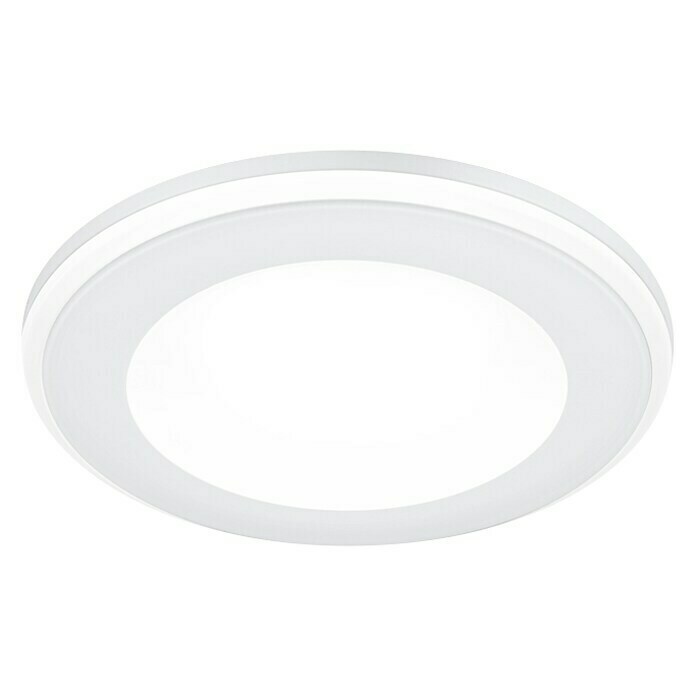 Trio Leuchten LED-Einbauleuchte rund Aura5 W, Ø x H: 82 mm x 4 cm, Weiß View From Below