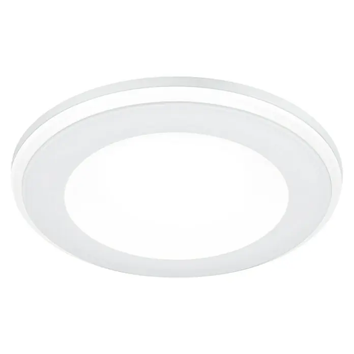 Trio Leuchten LED-Einbauleuchte rund Aura - 5 W, Ø x H: 82 mm x 4 cm, Weiß - Runde, flache LED Deckenleuchte in Weiß, ideal für moderne Innenräume. Energiesparend und stilvoll.