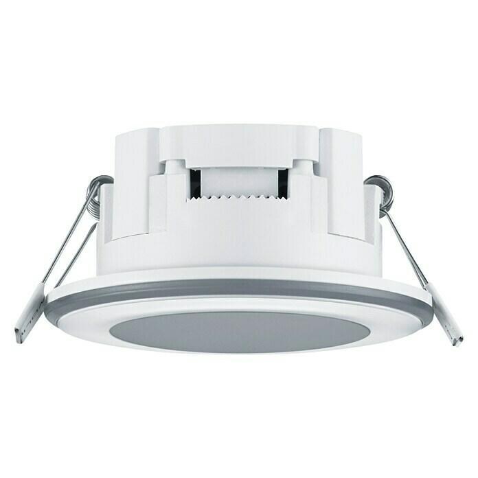 Trio Leuchten LED-Einbauleuchte rund Aura5 W, Ø x H: 82 mm x 4 cm, Weiß Front View