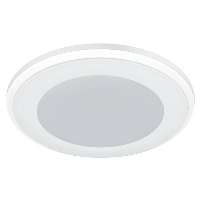 Trio Leuchten LED-Einbauleuchte rund Aura5 W, Ø x H: 82 mm x 4 cm, Weiß View From Below