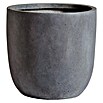 Mega Collections Manchester Pflanzkübel rund (Außenmaß (Ø x H): 25 x 25 cm, Verbundwerkstoff, Hellgrau) | BAUHAUS
