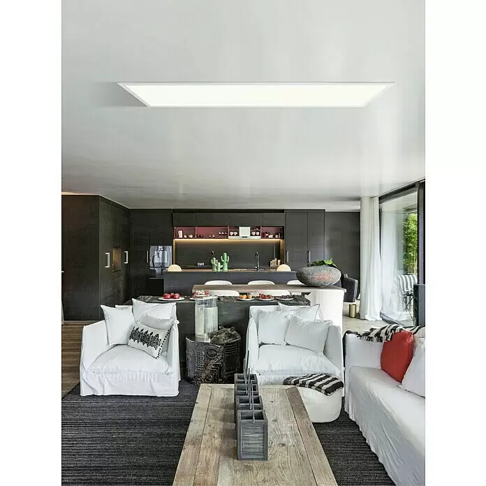 Tween Light LED-Panel RC-CCT-DIM - 36 W, L x B x H: 120 x 30 x 5 cm, Weiß, Mehrfarbig - Stimmungsaufnahme