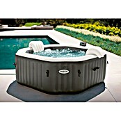 Intex Pure Spa Mobilni hidromasažni bazen 79 Octagon Bubble  (Ø x V: 201 x 71 cm, Crne boje, 795 l) | BAUHAUS