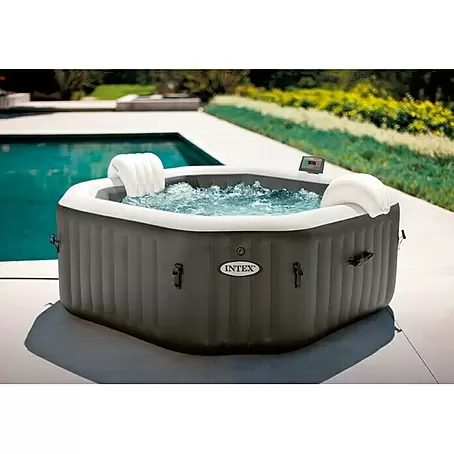 Intex Pure Spa Außen-Whirlpool 79 Octagon Bubble