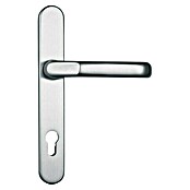 Abus Schutzbeschlag SRG 92 N (Schmalrahmen, Aluminium, Knopf außen, Drücker innen, Stärke Tür: 59 mm - 65 mm) | BAUHAUS