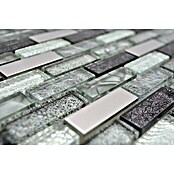 Mosaikfliese Verbund Crystal Mix XCM IL017 (29,8 x 30,4 cm, Grau/Schwarz, Glänzend)