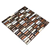 Mosaikfliese Rechteck Crystal Mix XCM SM78 (29,8 x 30,4 cm, Braun/Beige, Glänzend)