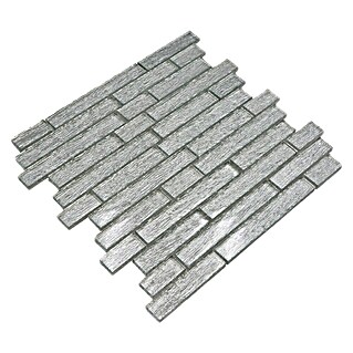 Mozaik pločica Verbund Crystal Chic XCM 8CSV (29,8 x 30,5 cm, Srebrnosive boje, Sjaj)