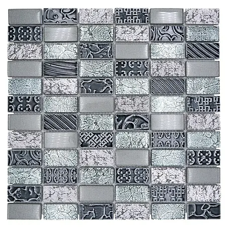 Mosaikfliese Rechteck Crystal Mix XCM CRS2
