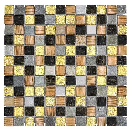 Mosaikfliese Quadrat Crystal Mix XCM CR17