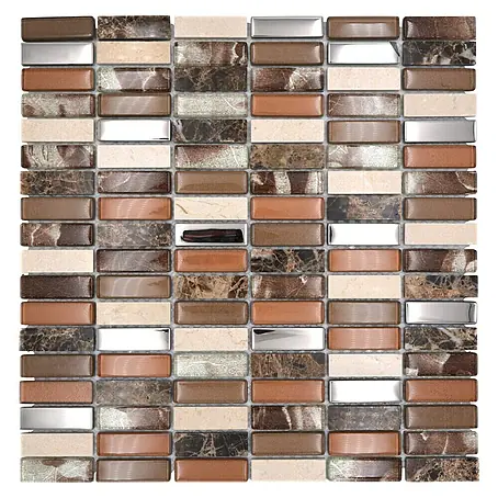 Mosaikfliese Rechteck Crystal Mix XCM SM78