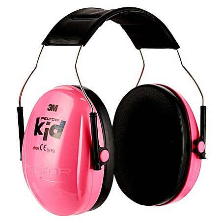 3M Kinder-Gehörschutz Peltor (Pink, L x B x H: 95 x 130 x 205 mm)