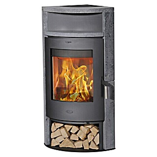 Fireplace Kaminofen Samba (7 kW, Raumheizvermögen: 126 m³, Verkleidung: Keramik, Grau)