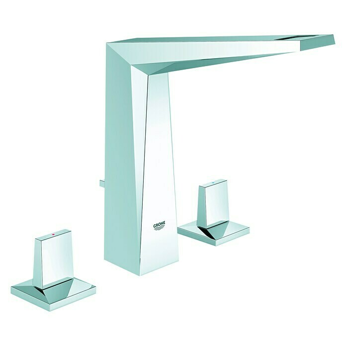 Grohe Allure Brilliant Waschtischarmatur (3-Loch, Chrom, Glänzend, Ausladung Armatur: 149 mm)