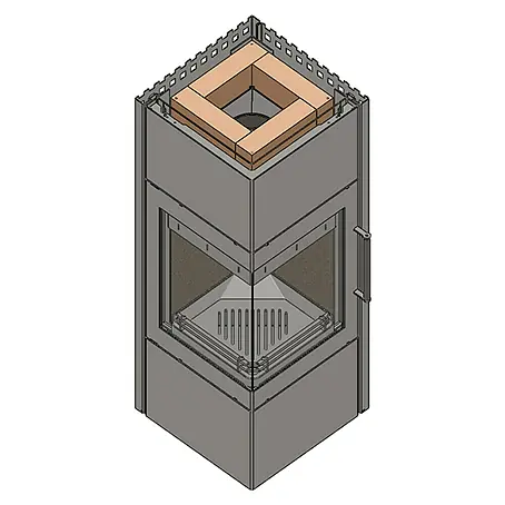 Fireplace  Wärmespeicherblock