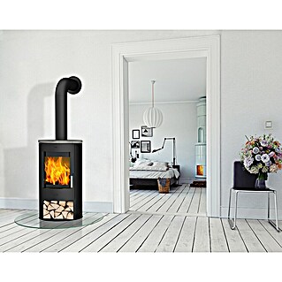 Fireplace Kaminofen Zaria (6,6 kW, Raumheizvermögen: 108 m³, Material Verkleidung: Speckstein, Schwarz)