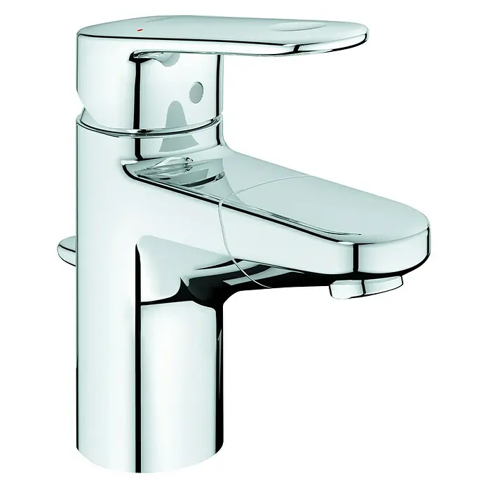 Grohe Europlus Waschtischarmatur S-Size - Chrom, Glänzend - Glänzender Chrom-Einhebelmischer für das Bad. Elegantes Design für moderne Badezimmer mit präziser Wassersteuerung.