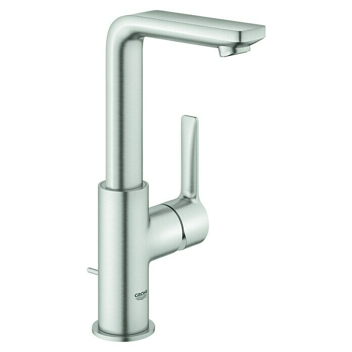 Grohe Lineare Waschtischarmatur L-Size (Supersteel, Matt)
