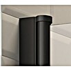 Corniche Eckdusche Light (L x B x H: 90 x 90 x 190 cm, Beschichtet, Schwarz, Glasstärke: 5 mm) | BAUHAUS