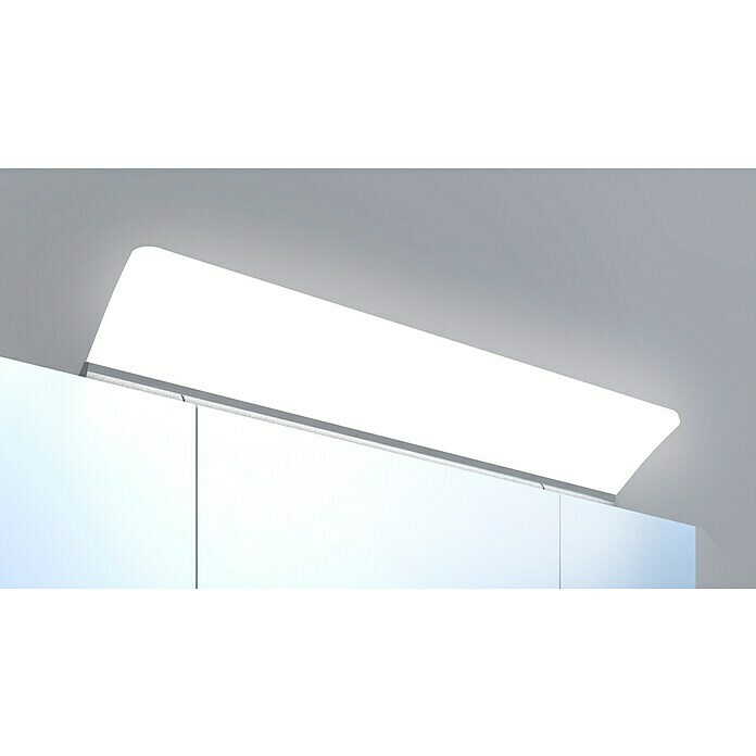 Camargue Orion LED-Spiegelschrank (B x H: 93 x 68 cm, Mit Beleuchtung, Spanplatte, Sanremo Rustico)