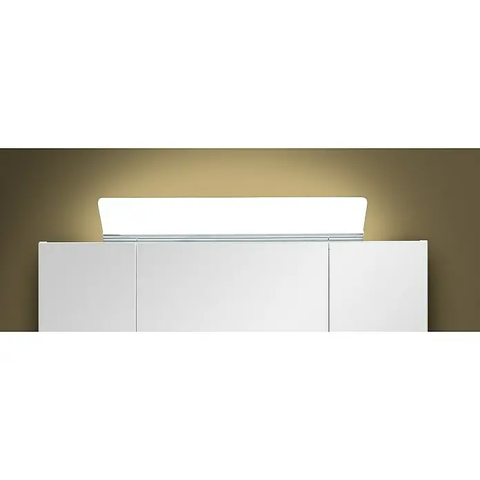 Camargue Orion LED-Spiegelschrank - B x H: 93 x 68 cm, Mit Beleuchtung, Sanremo Rustico - Ein modernes Möbelstück mit einer integrierten, leuchtenden Lichtleiste, die ein angenehmes, indirektes Licht erzeugt.