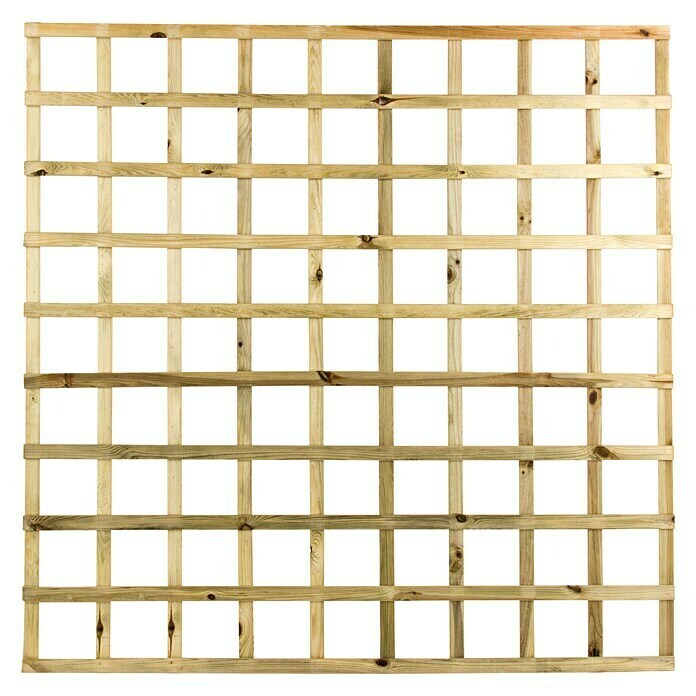 toekomst Steken opbouwen Tuinscherm-trellis (180 x 180 x 2,4 cm, Grenen) | BAUHAUS