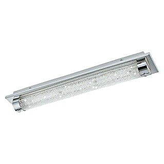 Eglo LED-Wand- & Deckenleuchte Sterne (19 W, L x B x H: 57 x 10 x 7,5 cm, Chrom, Warmweiß)