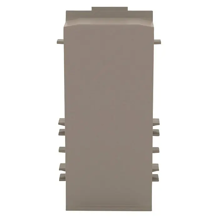 Übergangskappe Cubica LS80 - Champagner, 1 Stk. - Nahaufnahme eines modularen Verteilersystems. Ideal für effiziente Elektroinstallationen in Industrie und Gewerbe.