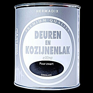 Hermadix Lak voor kozijnen en deuren puur zwart