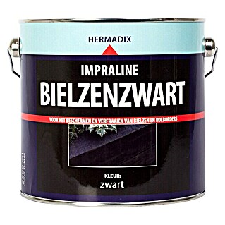 Hermadix Houtbescherming Impraline Bielzenzwart (2,5 l, Bielzenzwart, Zijdemat)