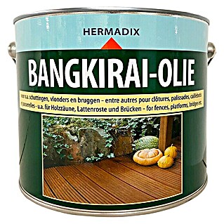 Hermadix Bangkirai-olie Oranjebruin (2,5 l, Oranjebruin, Mat)