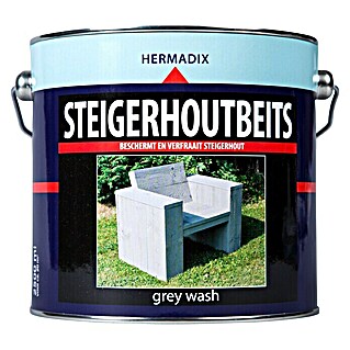 Hermadix Houtbeits voor steigerhout grey wash (Grey Wash, 2,5 l, Mat)