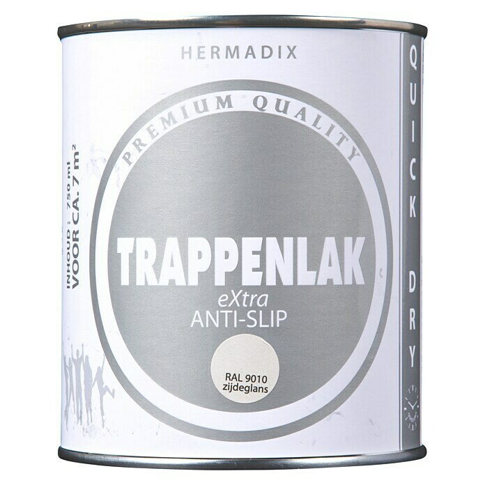 Hermadix Lak trappen Anti Slip (RAL 9010 Wit, 750 ml, | BAUHAUS