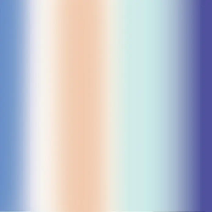 Cricut Vinylfolie Permanent Holographic Vinyl3 Stk., Holografisch-Opal/Pink/Blau - Farbverlauf mit sanften Übergängen von Blau über Weiß, Pfirsich, Hellgrün und Lila, ideal für Hintergründe und Designelemente.