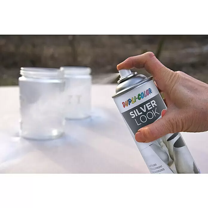 Dupli-Color Effect Spezial-Lackspray Silver Look - Silber, Hochglänzend, 400 ml - Anwendungsbeispiel